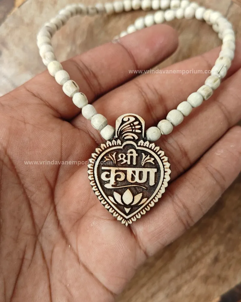Shri Krishna Heart Shaped Locket Mala