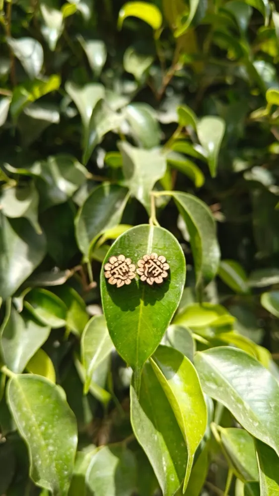 Ram naam Tulsi Earrings