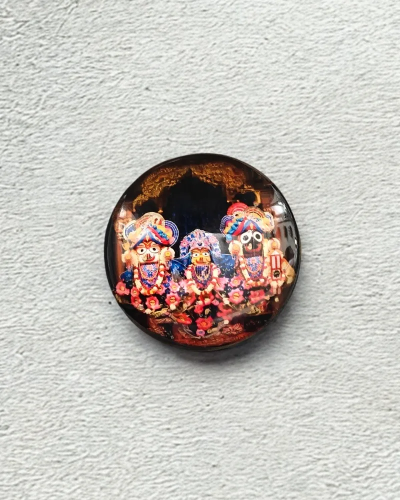 Shri Jagannath Ji Glass Magnet