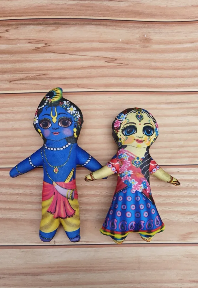 Radha Krishna Soft Toys (Small)