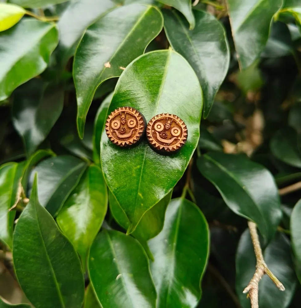 Jagannath Ji Tulsi Earrings