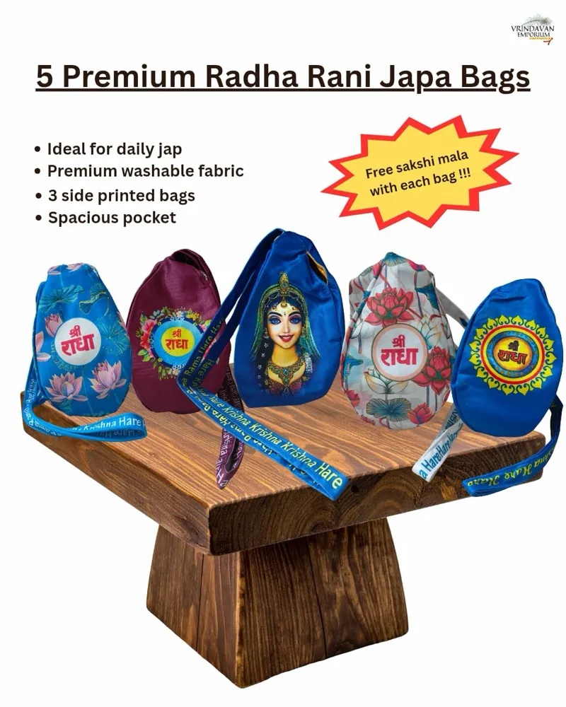 Radha rani lover’s japa bags combo