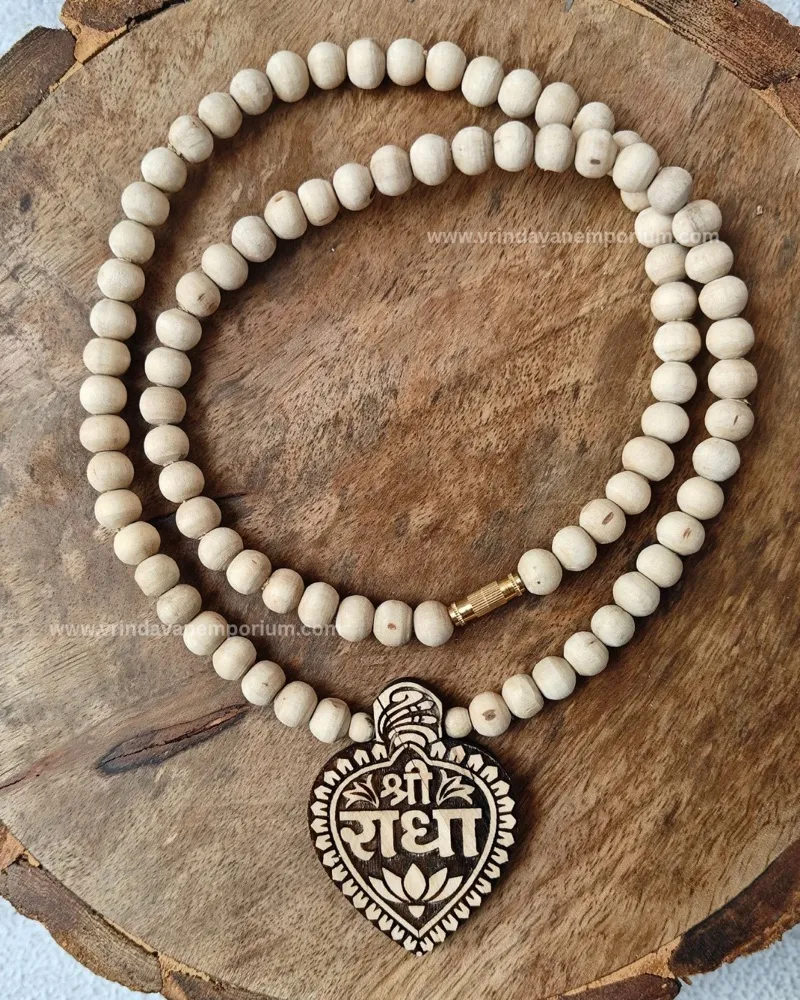 Shree Radha Premium Tulsi Locket Mala – Shudh Tulsi Se Nirmit