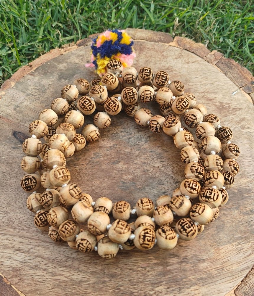 Radha naam Tulsi japmala 108+1 beads