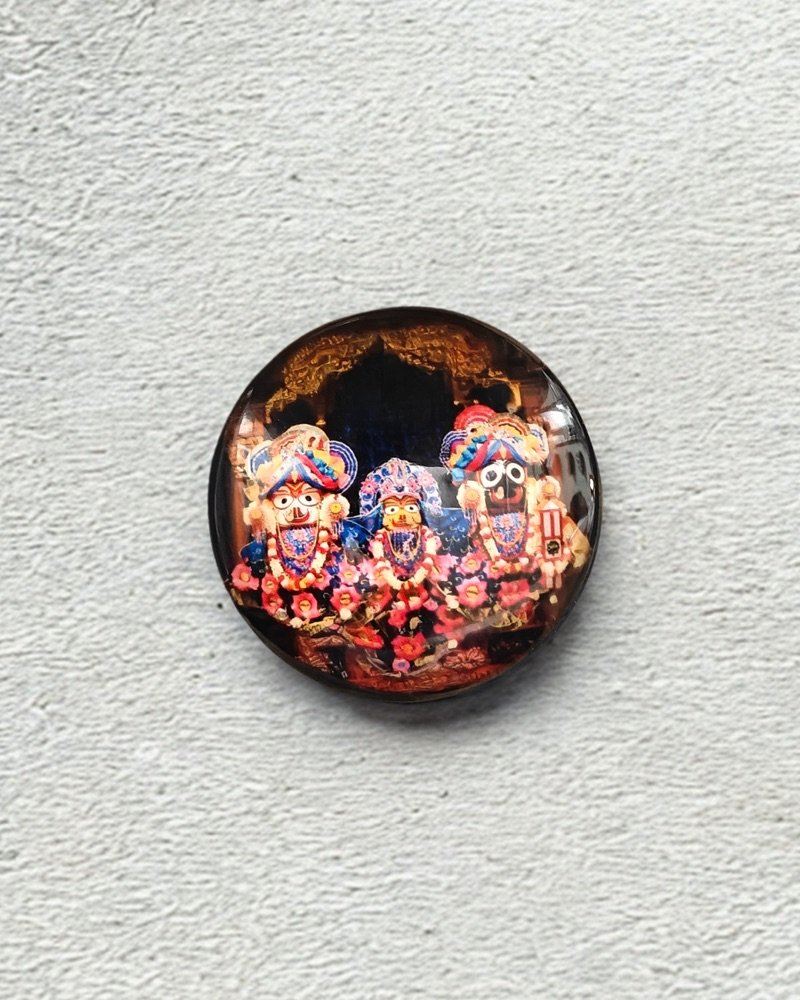 Shri Jagannath Ji Glass Magnet